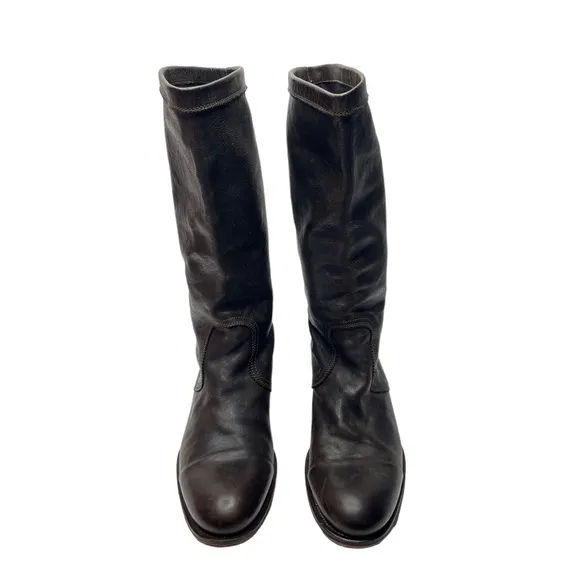n.d.c. | Made By Hand Lusitania Brown Leather Riding Boots 38.5