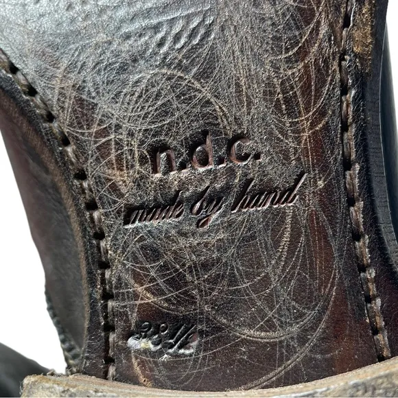n.d.c. | Made By Hand Lusitania Brown Leather Riding Boots 38.5