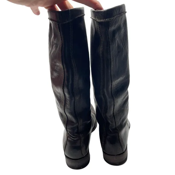 n.d.c. | Made By Hand Lusitania Brown Leather Riding Boots 38.5