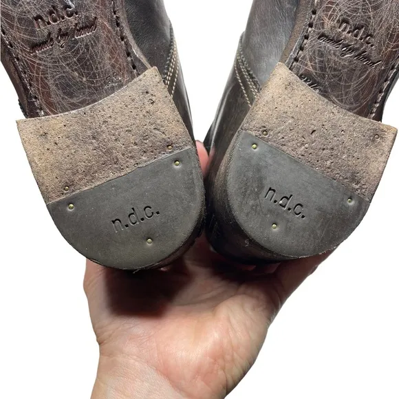 n.d.c. | Made By Hand Lusitania Brown Leather Riding Boots 38.5