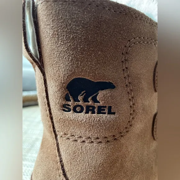 NET Sorel Youth Whitney II Joan Lace Winter Boots Tan 5