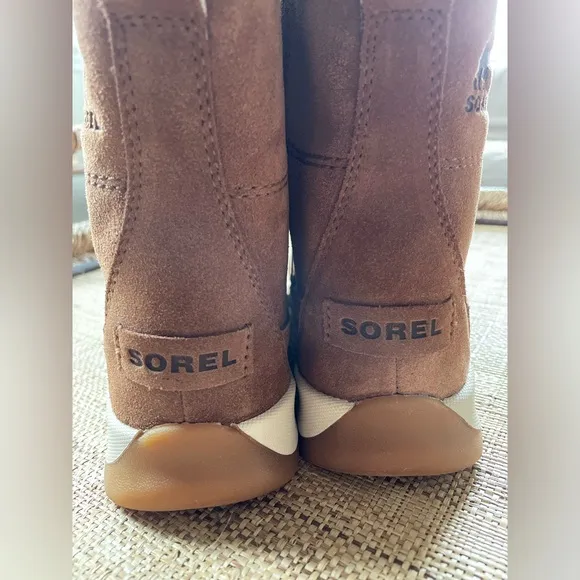 NET Sorel Youth Whitney II Joan Lace Winter Boots Tan 5