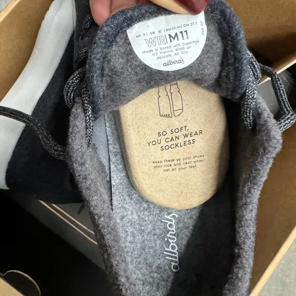 New Allbirds Men's Wool Runners Original Best-Selling Sneaker Size 11