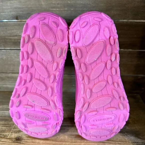 New Big Kids Merrell Polar Puffer Pink Waterproof Snow‎ Winter Boots Size 4 Y