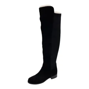 New Blondo Black Suede Over The Knee Boots 5.5 Waterproof