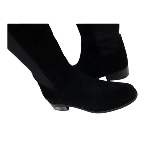 New Blondo Black Suede Over The Knee Boots 5.5 Waterproof