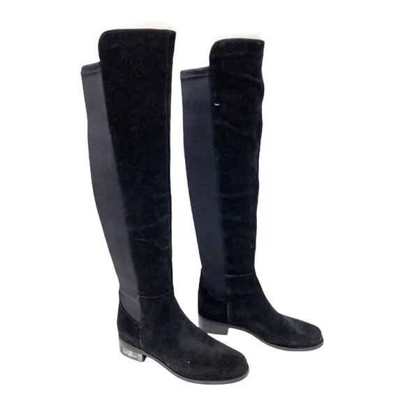 New Blondo Black Suede Over The Knee Boots 5.5 Waterproof