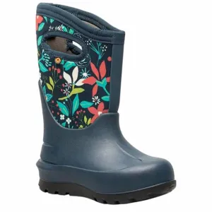 NEW BOGS kids neo classic winter boots in flower ink