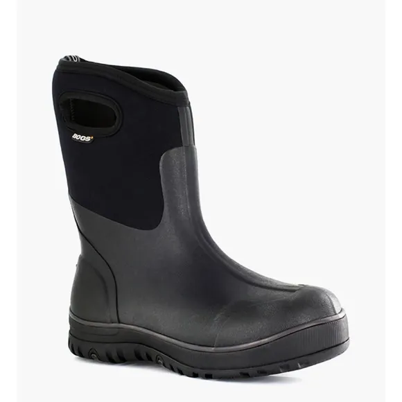 New BOGS Pull On Neo-Tech Ultra Mid Insulated Winter Muck Boots Black Size 10