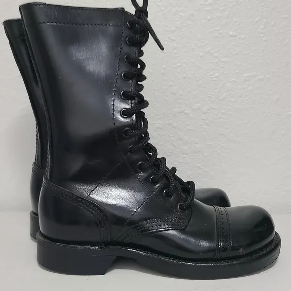 New Corcoran jump boot 1515 10&quot; Black Leather Combat Boots military