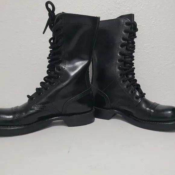 New Corcoran jump boot 1515 10&quot; Black Leather Combat Boots military