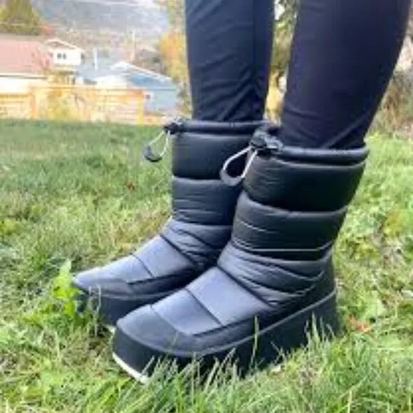 NEW COUGAR Meteor Waterproof winter Boots black matte for women 482tn
