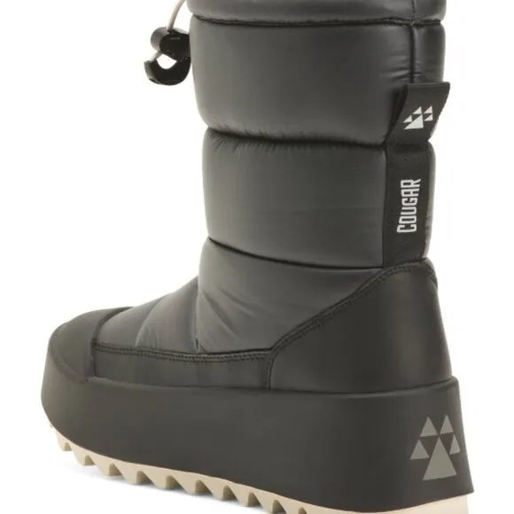 NEW COUGAR Meteor Waterproof winter Boots black matte for women 482tn