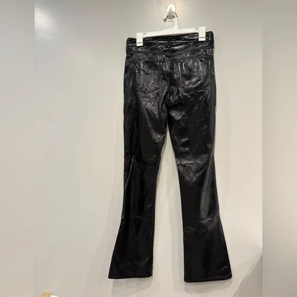 *NEW* Gap Baby boot Mid rise Vegan Pants true black womens size 28/6R