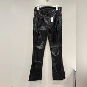 *NEW* Gap Baby boot Mid rise Vegan Pants true black womens size 28/6R