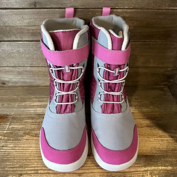 New Kids Merrell Snow Storm 2.0 Purple Insulated Waterproof Winter Boots Size 4