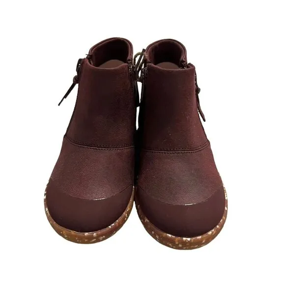 NEW Livie &amp; Luca 10M Pomegranate Rook Ankle Boots