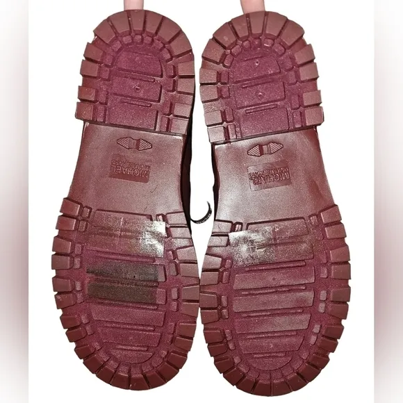 *NEW* Michael Kors burgundy rain/snow boots