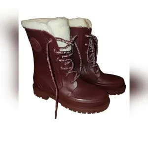 *NEW* Michael Kors burgundy rain/snow boots