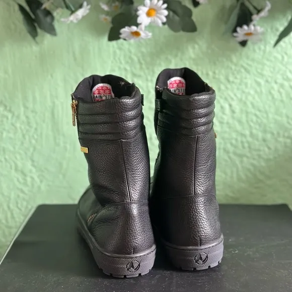 NEW Naturino Big Boys Rain-step Biker Moto Winter Boots sz 37 5 Youth
