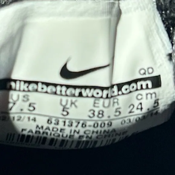 NEW Nike Women's Anthracite Black Grey LunarElite Sky Hi Wedge Trainer SIze 7.5