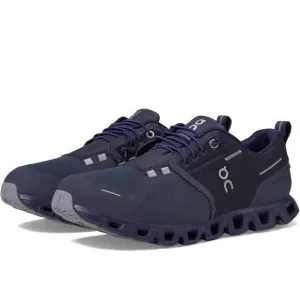 NEW ON RUNNING men's cloud 5 wp running shoes in navy/ink