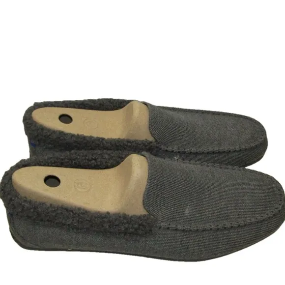 NEW ROTHY'S  Men's US 13 The Slipper Merino Wool In Mountain Grey