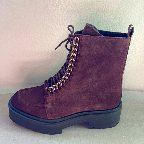 NEW! Sam Edelman Lovrin Women’s Leather Combat Boots Size 7
