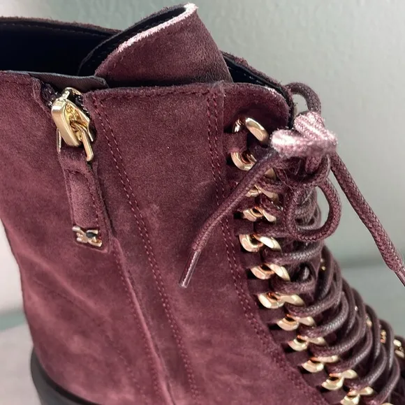 NEW! Sam Edelman Lovrin Women’s Leather Combat Boots Size 7