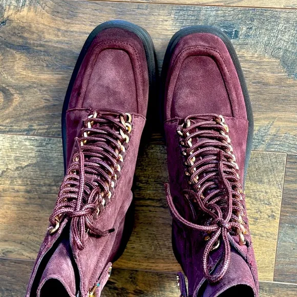 NEW! Sam Edelman Lovrin Women’s Leather Combat Boots Size 7