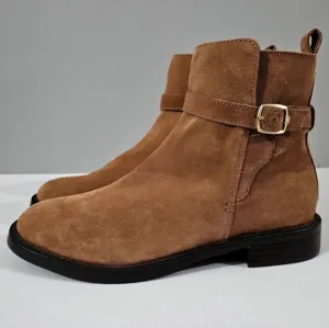 NEW Sam Edelman Nolynn Ankle Bootie Brown Suede Size 8.5