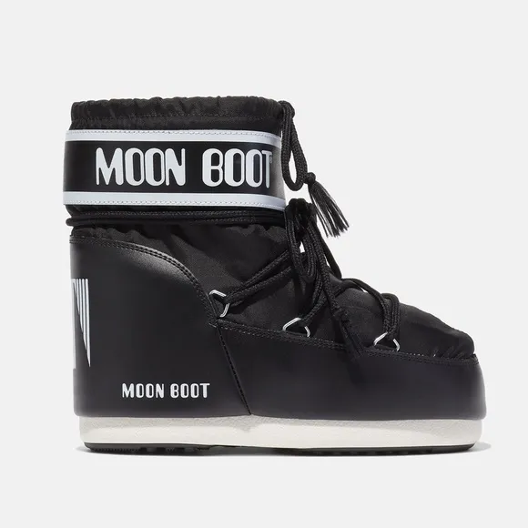 New Size EU 39-41 Moon Boot Icon Low Nylon Snow Boots Black