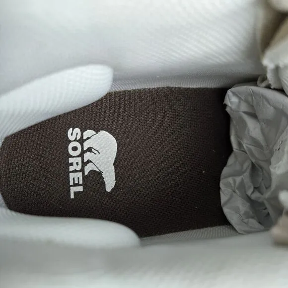 NEW Sorel Out 'N About Sport Wedge Womens Size 9.5 Waterproof Boots Chalk Nova