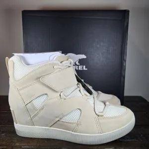 NEW Sorel Out 'N About Sport Wedge Womens Size 9.5 Waterproof Boots Chalk Nova