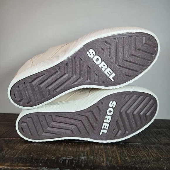 NEW Sorel Out 'N About Sport Wedge Womens Size 9.5 Waterproof Boots Chalk Nova
