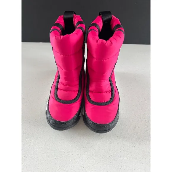 New Sorel pink toddler Girl's Whitney Puffy Boots size 9