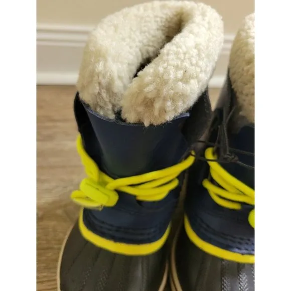 NEW - Sorel Yoot Pac TP Snow Boots Size 8 (13 cm) Kids Blue Boy Girl Waterproof