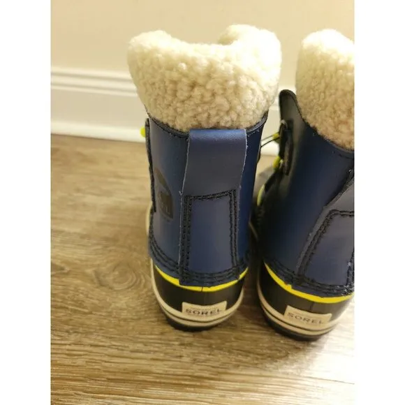 NEW - Sorel Yoot Pac TP Snow Boots Size 8 (13 cm) Kids Blue Boy Girl Waterproof