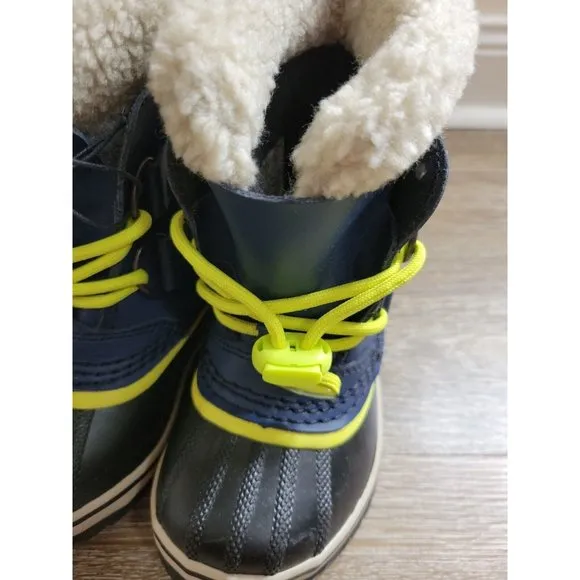 NEW - Sorel Yoot Pac TP Snow Boots Size 8 (13 cm) Kids Blue Boy Girl Waterproof