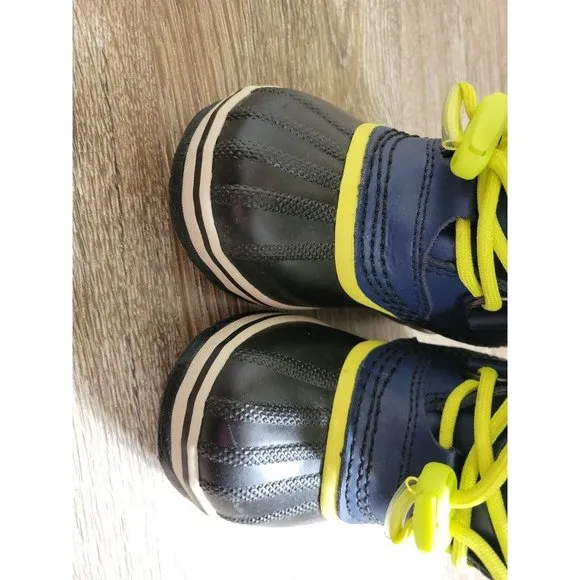 NEW - Sorel Yoot Pac TP Snow Boots Size 8 (13 cm) Kids Blue Boy Girl Waterproof