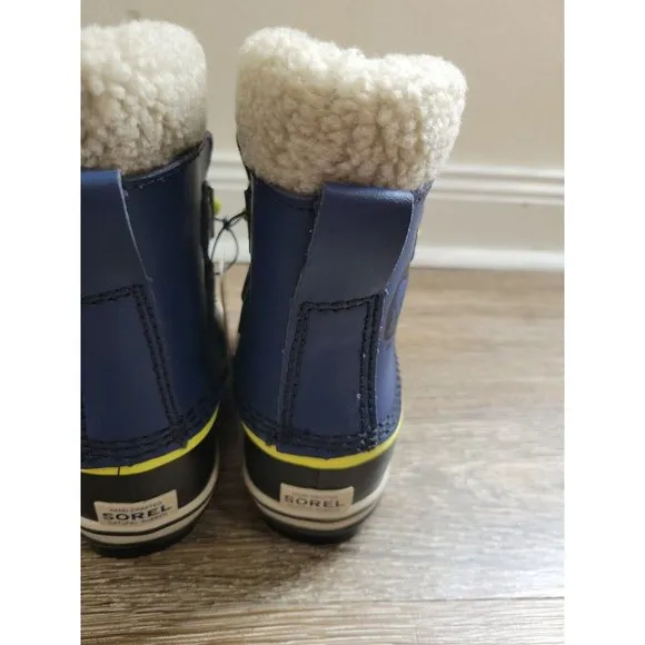 NEW - Sorel Yoot Pac TP Snow Boots Size 8 (13 cm) Kids Blue Boy Girl Waterproof
