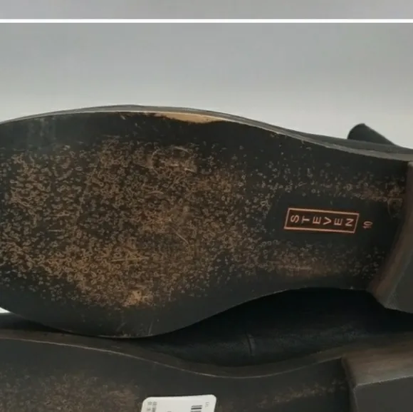 NEW! STEVE BY STEVE MADDEN Black Leather Boots 10.
