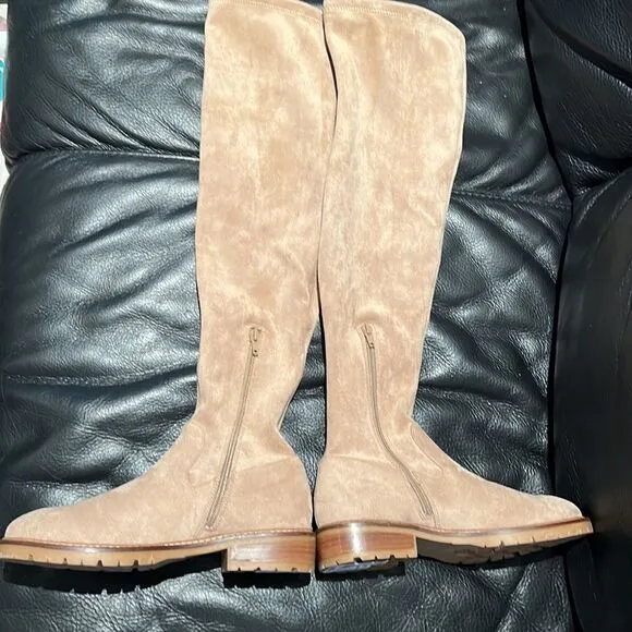 NEW Steve Madden vegan riding boots taupe 7.5