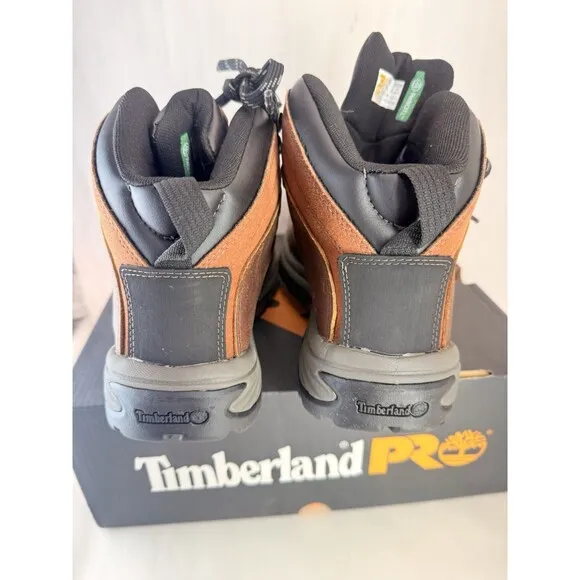 NEW Timberland Flume Mid Dark Brown Waterproof Hiking Boots Men 8.5 M TB 0A29B8