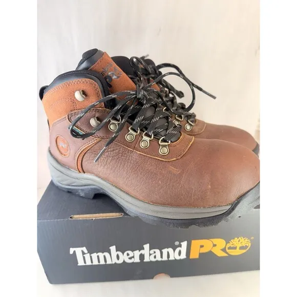 NEW Timberland Flume Mid Dark Brown Waterproof Hiking Boots Men 8.5 M TB 0A29B8