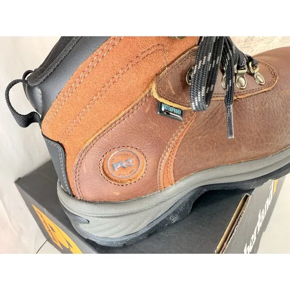 NEW Timberland Flume Mid Dark Brown Waterproof Hiking Boots Men 8.5 M TB 0A29B8