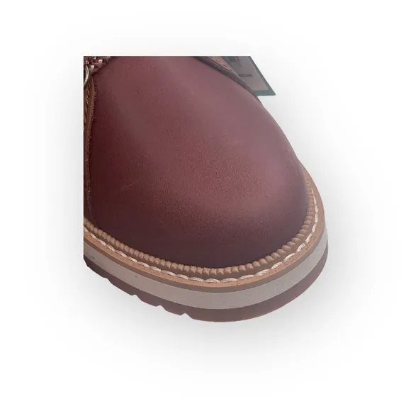new Toms ☀︎︎ Mesa Waterproof Leather Bootie ☀︎︎ Hiking Boot ☀︎︎ Penny Brown 6.5M
