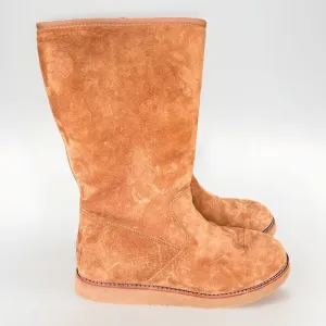 NEW! UGG Australia Sunset III Boots US Women's Size 11 Brown Leather/Shearling