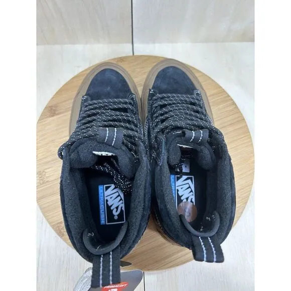 NEW Vans Sk8-Hi Dip MTE-2 Black Gum Waterproof Sneaker Shoes Unisex Womens 8