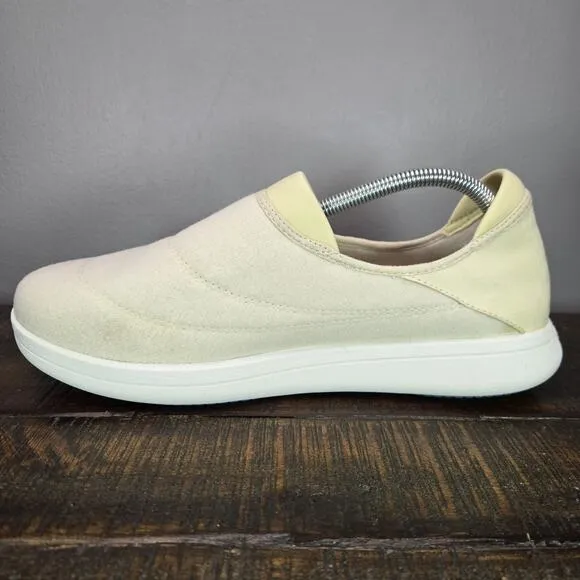 NEW Vessi Sunday Slipper Mens Size 10 Slip On Shoes Sneakers Walnut Beige